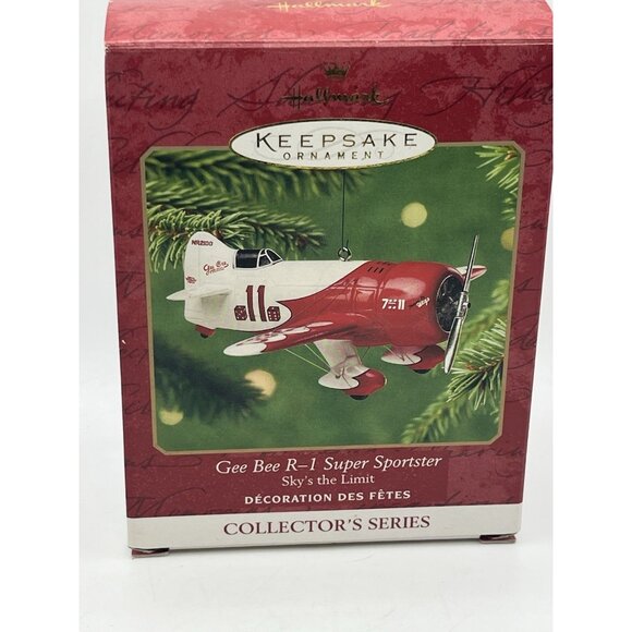 Hallmark Ornament Gee Bee R-1 Super Sportster Sky’s the Limit 5th 2001 - Picture 1 of 16